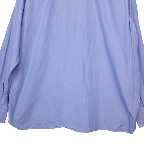 J Crew Men's Long Sleeve Button-Up Shirt Size XL 17-17.5 Periwinkle Blue - Picture 14 of 16